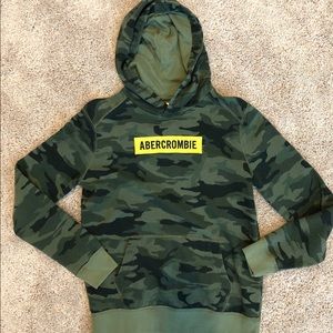 Abercrombie Kids Camo Hoodie Sz 13/14